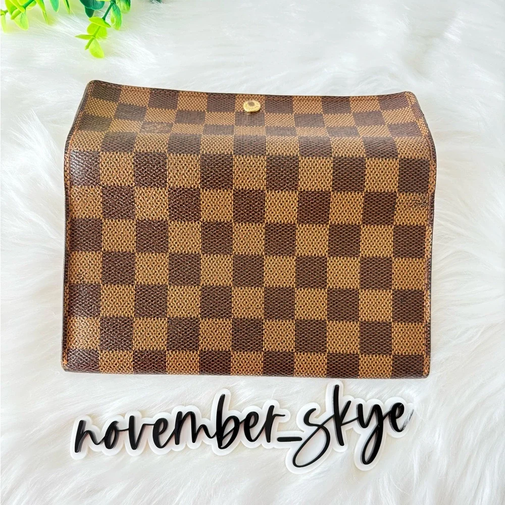 Louis‎ Vuitton Damier Ebene Sarah Wallet
